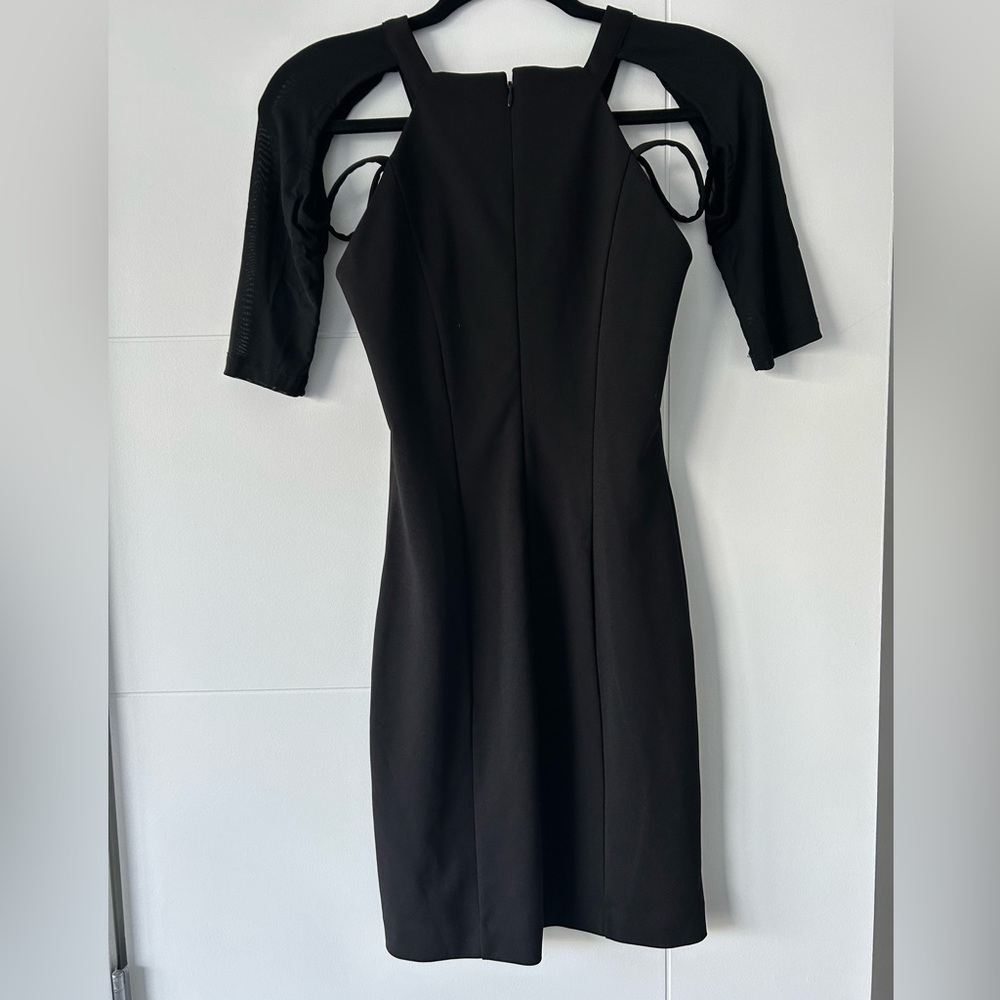 Chic Black Cutout Dress